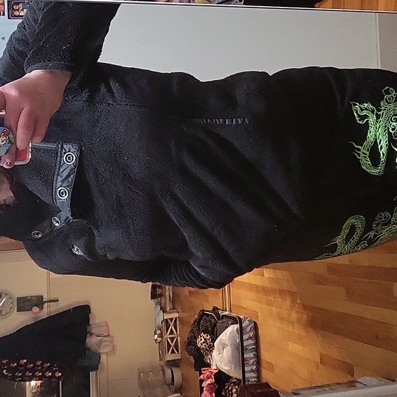 NORTH FACE side neck button pullover - Picture 2 of 5